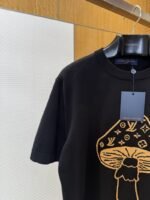 LV Mushroom Print Knit Short-Sleeve T-Shirt - 图片 4