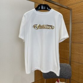 LV Sequined Letter Logo Short-Sleeve T-Shirt 1