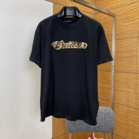 LV Sequined Letter Logo Short-Sleeve T-Shirt 2