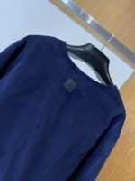 LV Pocket Leather Label V-Neck Cardigan Jacket - 图片 6