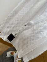 LV Jacquard Button-Down V-Neck Long-Sleeve Shirt 1 - 图片 4