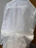 LV Jacquard Button-Down V-Neck Long-Sleeve Shirt 1 - 图片 7