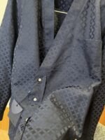 LV Jacquard Button-Down V-Neck Long-Sleeve Shirt 2 - 图片 7