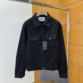Fendi All-Over Print Denim Jacket