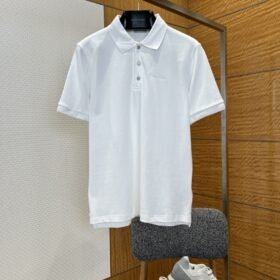 Dior Embroidered Logo Short-Sleeve Polo Shirt 1