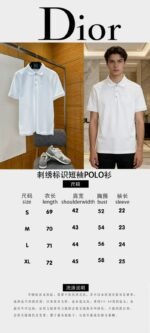 Dior Embroidered Logo Short-Sleeve Polo Shirt 1 - 图片 10