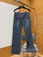 Gucci All-Over Print Denim Trousers - 图片 2