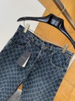 Gucci All-Over Print Denim Trousers - 图片 3