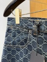 Gucci All-Over Print Denim Trousers - 图片 7