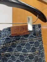 Gucci All-Over Print Denim Trousers - 图片 8