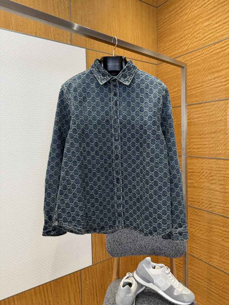 wsxc1773982237133_0.jpg Gucci All-Over Print Denim Jacket - 图片 1
