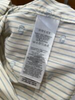 Gucci Striped Logo Long-Sleeve Collared Shirt - 图片 9