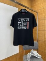 Gucci Vintage Dragonfly Logo Embroidered Short-Sleeve T-Shirt