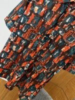 Prada Color-Blocked Artistic Checkered Short-Sleeve Collared Shirt - 图片 4