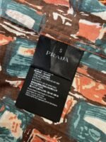 Prada Color-Blocked Artistic Checkered Short-Sleeve Collared Shirt - 图片 9