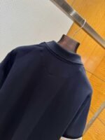 Prada Cotton-Blend Ribbed Short-Sleeve Polo Shirt - 图片 7