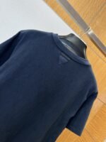 Prada Color-Blocked Striped Patchwork Short-Sleeve T-Shirt - 图片 6