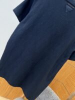 Prada Color-Blocked Striped Patchwork Short-Sleeve T-Shirt - 图片 7
