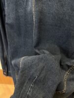 LV Single-Button Pocket Lapel Denim Jacket - 图片 8