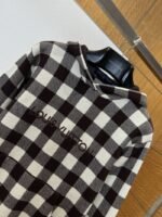 LV Embroidered Checkered Hooded Sweatshirt - 图片 3
