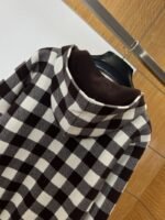 LV Embroidered Checkered Hooded Sweatshirt - 图片 6