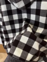 LV Embroidered Checkered Hooded Sweatshirt - 图片 8