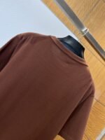 LV Logo Embroidered Knit Short-Sleeve T-Shirt 4 - 图片 6