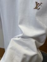 LV Logo Embroidered Knit Short-Sleeve T-Shirt 2 - 图片 5