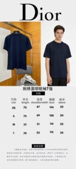 Dior Micro Logo Embroidered Crew-Neck Short-Sleeve T-Shirt 2 - 图片 10