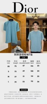 Dior Micro Logo Embroidered Crew-Neck Short-Sleeve T-Shirt 3 - 图片 10