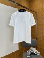 Dior Micro Logo Embroidered Crew-Neck Short-Sleeve T-Shirt 5