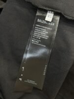 Balenciaga Gothic-Style Letter Print Embroidered Short-Sleeve T-Shirt 1 - 图片 9
