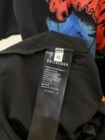 Balenciaga Gothic-Style Letter Print Embroidered Short-Sleeve T-Shirt 2 - 图片 9