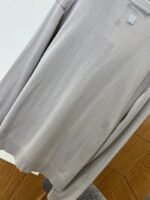 LV Embroidered Mesh Striped V-Neck Cardigan - 图片 7