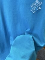 LV Pin Embroidered Knit Short-Sleeve T-Shirt 1 - 图片 5