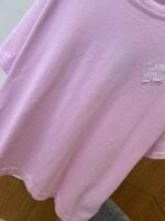 LV Pin Embroidered Knit Short-Sleeve T-Shirt 4 - 图片 4
