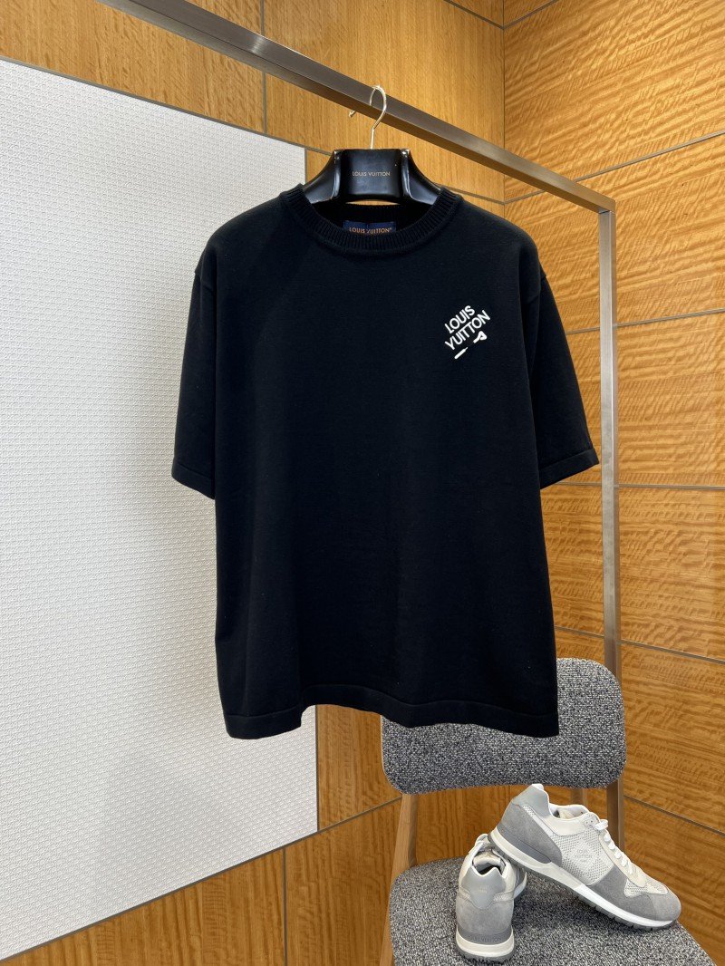 wsxc1775619560596_0.jpg LV Pin Embroidered Knit Short-Sleeve T-Shirt 5 - 图片 1