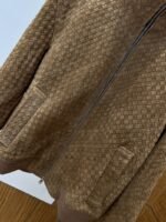 Bottega Veneta Classic Woven Stand-Up Collar Leather Jacket 2 - 图片 4