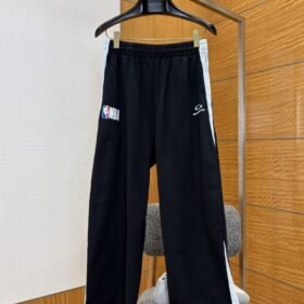 Balenciaga Nba Collaboration Embroidered Side-Stripe Sweatpants