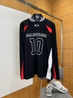 Balenciaga X Nba Collaboration Color-Blocked Long-Sleeve T-Shirt