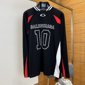 Balenciaga X Nba Collaboration Color-Blocked Long-Sleeve T-Shirt