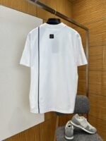 LV Crown Embroidered Twill Crew-Neck Short-Sleeve T-Shirt - 图片 2