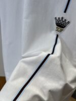 LV Crown Embroidered Twill Crew-Neck Short-Sleeve T-Shirt - 图片 5