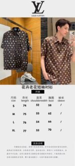 LV Monogram Print Silk Short-Sleeve Shirt 2 - 图片 10