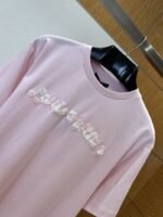LV Gradient Patch Embroidered Short-Sleeve T-Shirt 3 - 图片 3