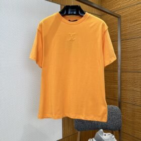 LV Embossed Logo Short-Sleeve T-Shirt 2