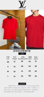 LV Embossed Logo Short-Sleeve T-Shirt 3 - 图片 10