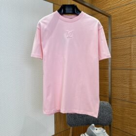 LV Embossed Logo Short-Sleeve T-Shirt 5