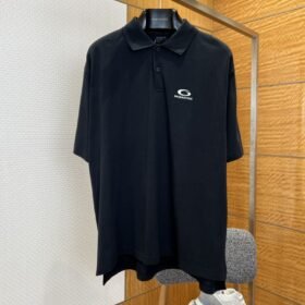 Balenciaga Cotton Pique Short-Sleeve Polo Shirt