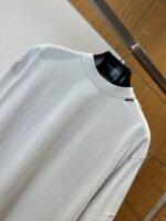 Balenciaga Solid-Color Safety Tape Micro-Logo Short-Sleeve T-Shirt 1 - 图片 4